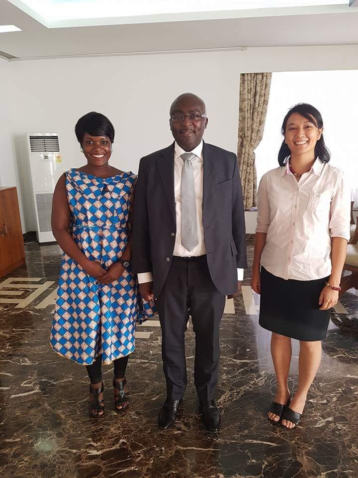 Lessat meeting with Ghana Vice President
