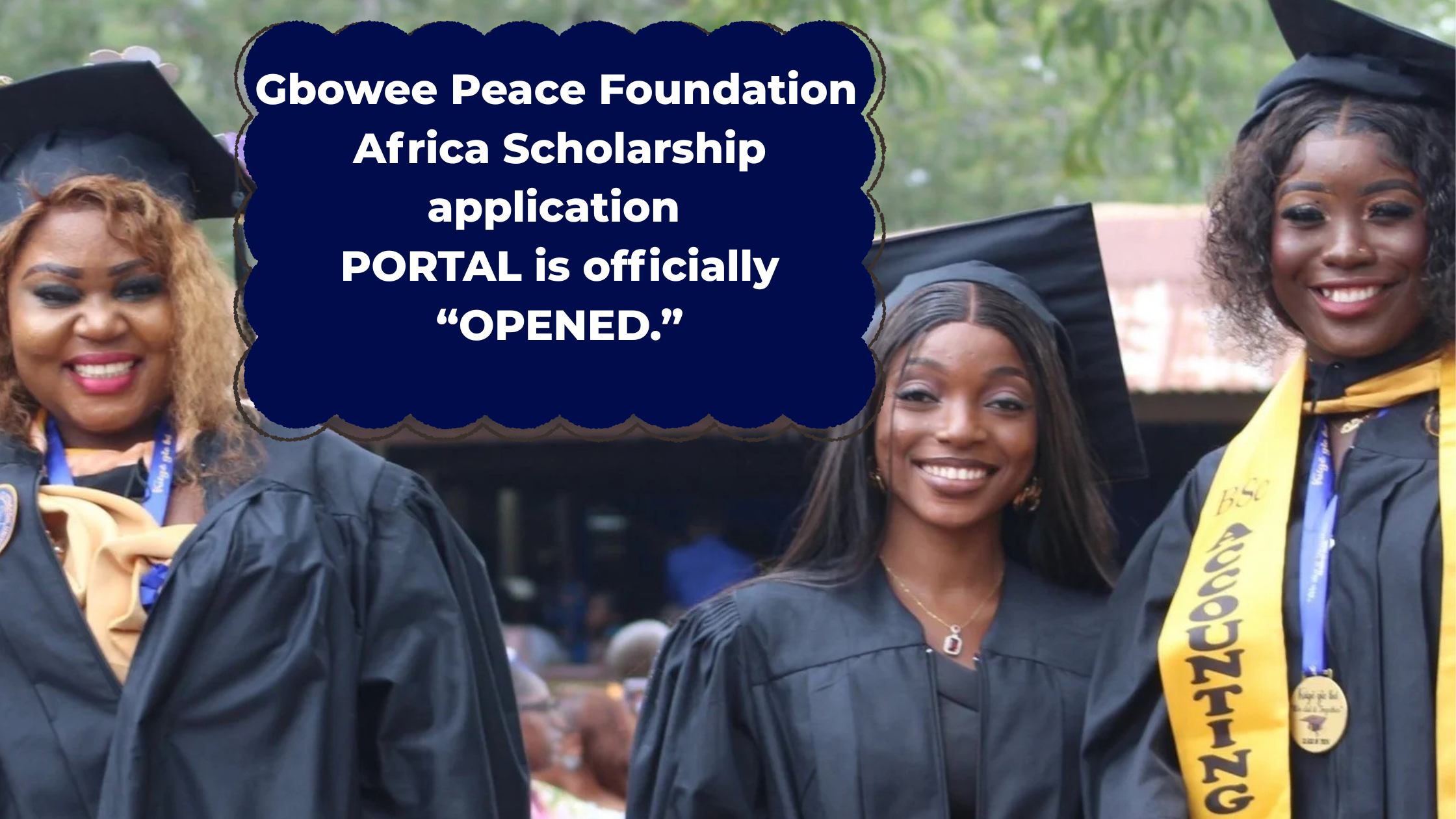 Gbowee Peace Foundation Africa Scholarship application
