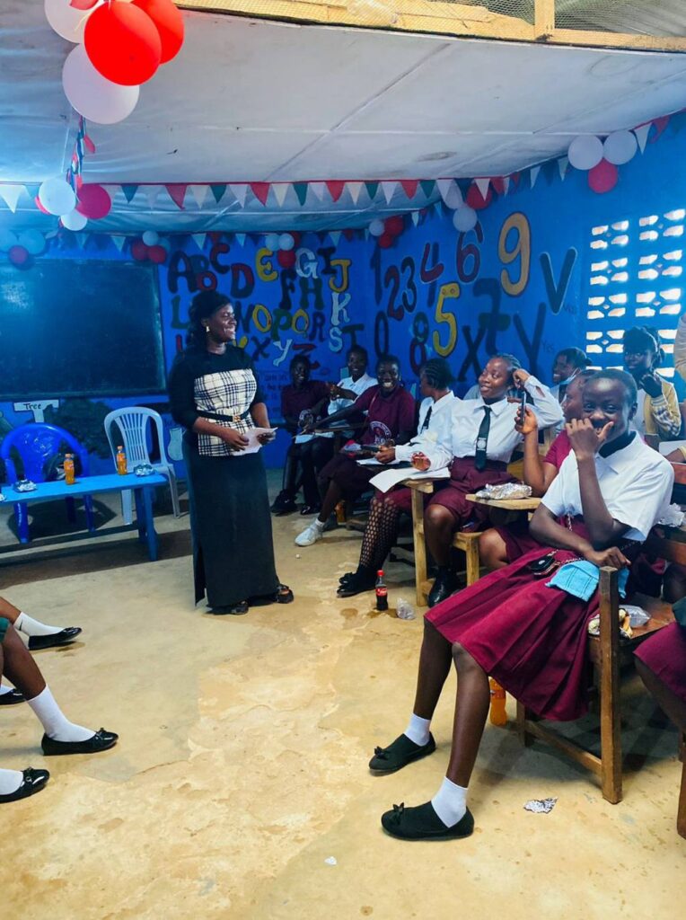 society of Women Engineers in partnership with Lessat africa to educate the new 