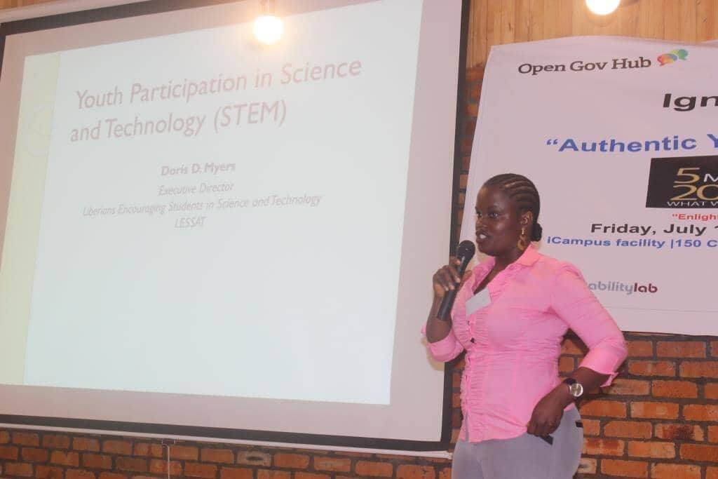 Doris-Myers-Speaking-at-Lessat-Teachers-Award (1)