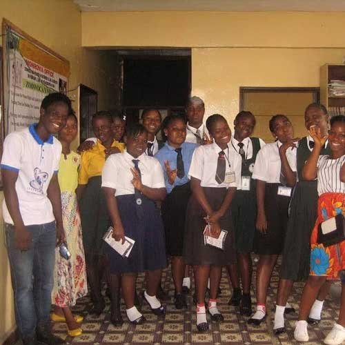 LESSAT-Team-in-Liberia-Mentoring-girls-for-Scholarship