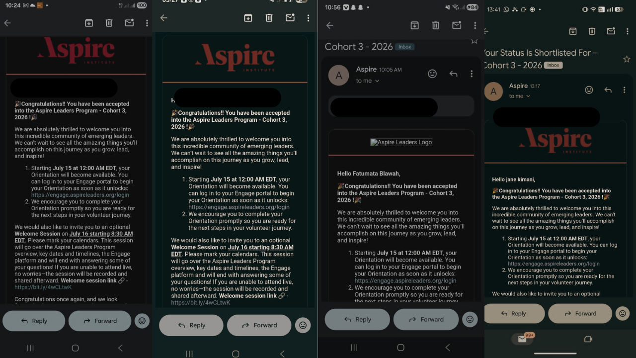 Aspire Leaders Program